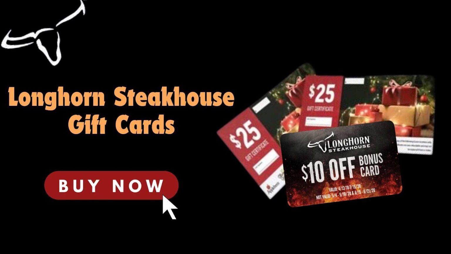Longhorn Steakhouse Gift Cards - Plastic & eGift Cards 2025