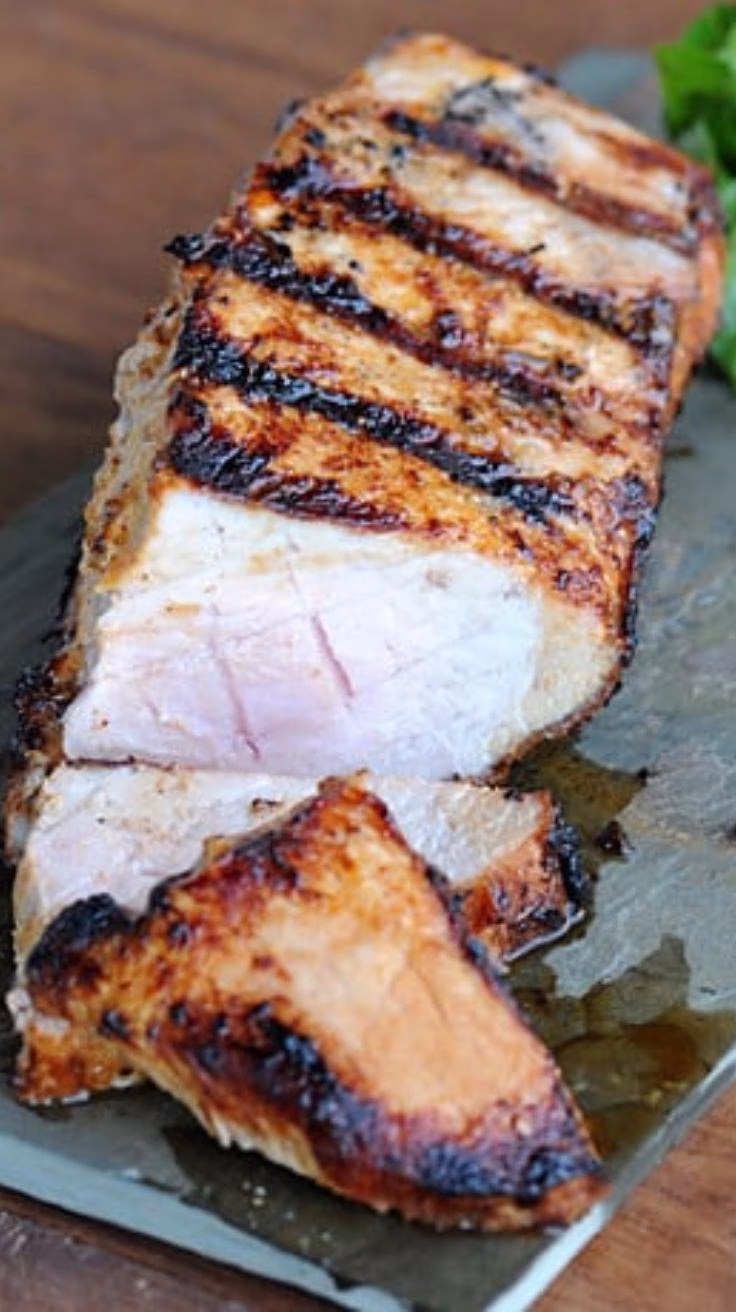 Grilled Za’atar Pork Loin