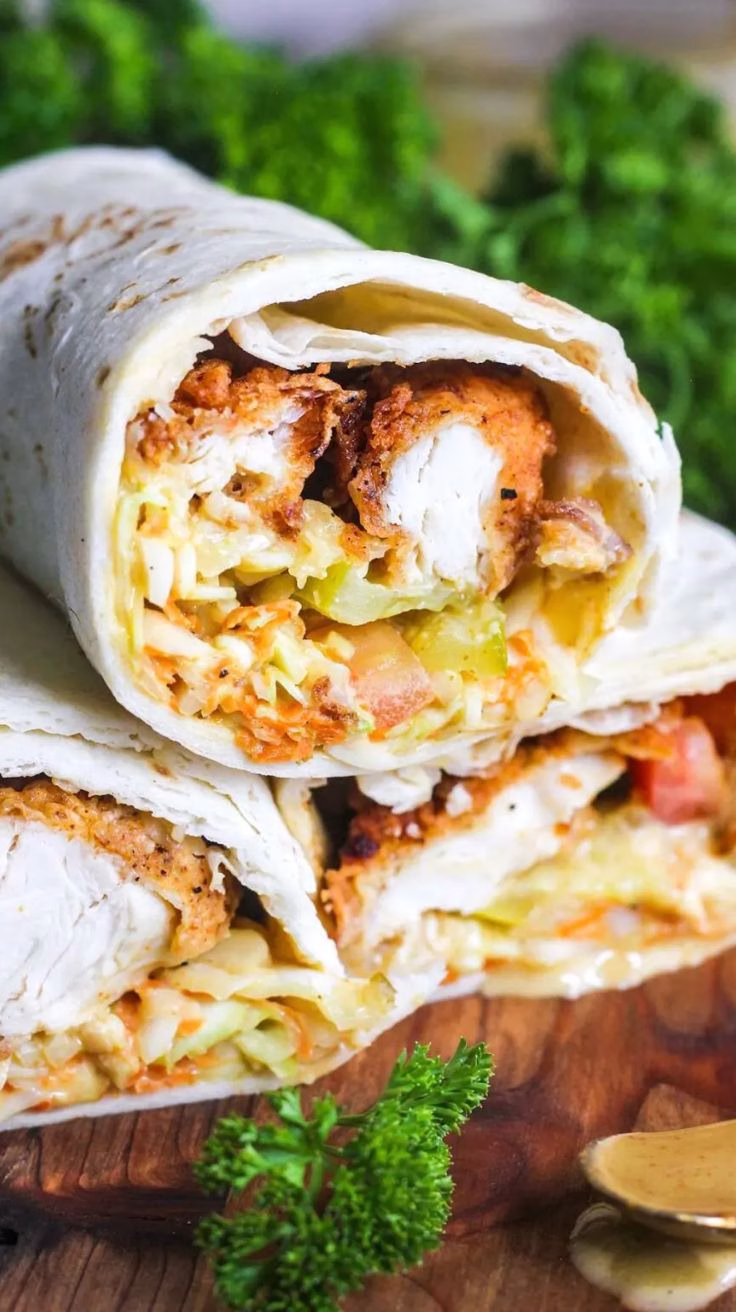 Honey Mustard Chicken Wrap
