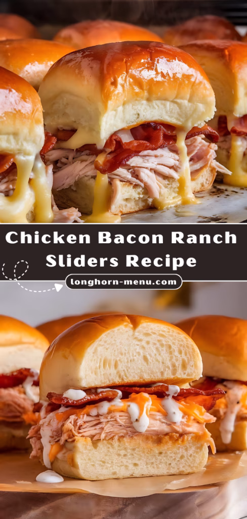 Chicken Bacon Ranch Sliders Recipe