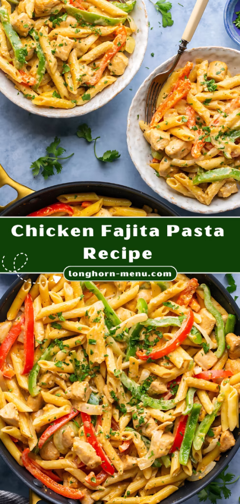 Creamy Chicken Fajita Pasta Recipe