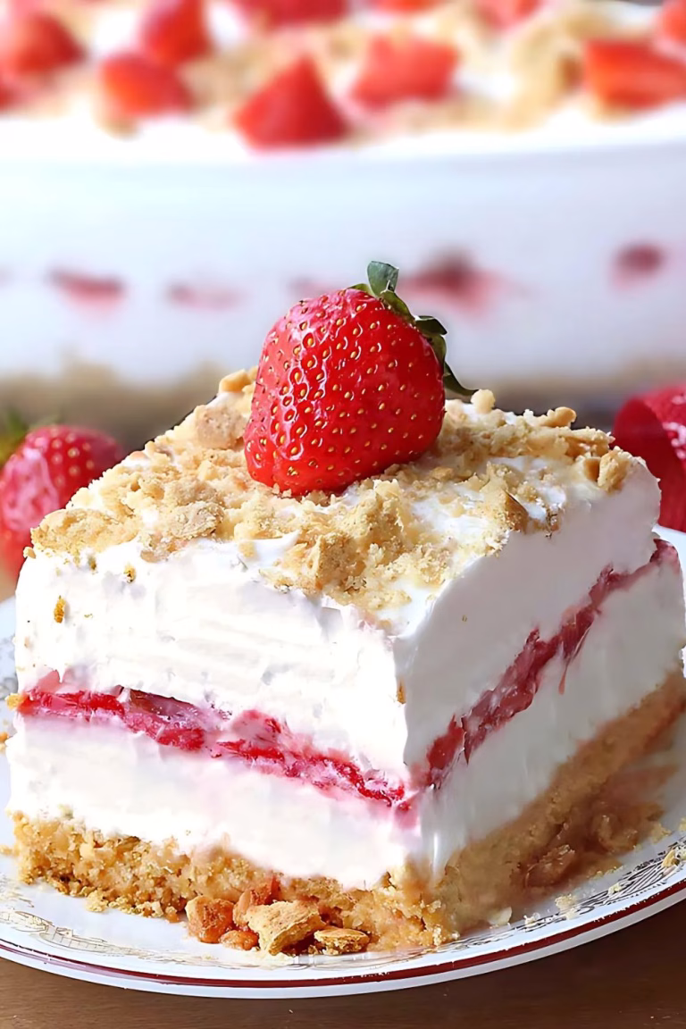 Strawberry Cheesecake Lasagna Recipe