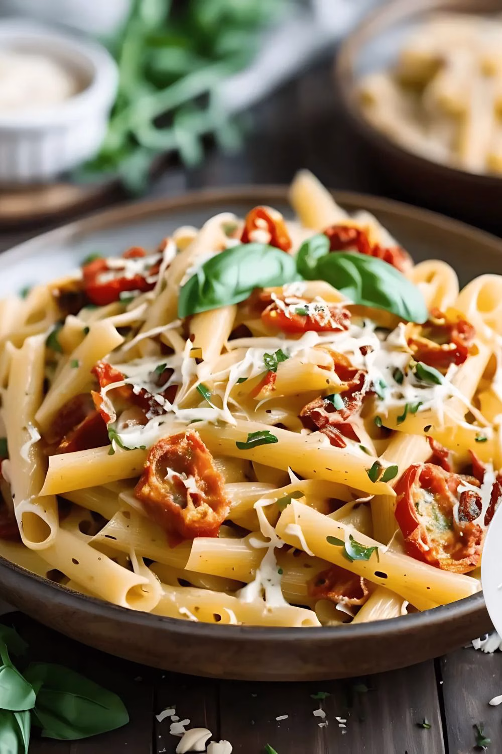 Sun Dried Tomato Penne Pasta Recipe