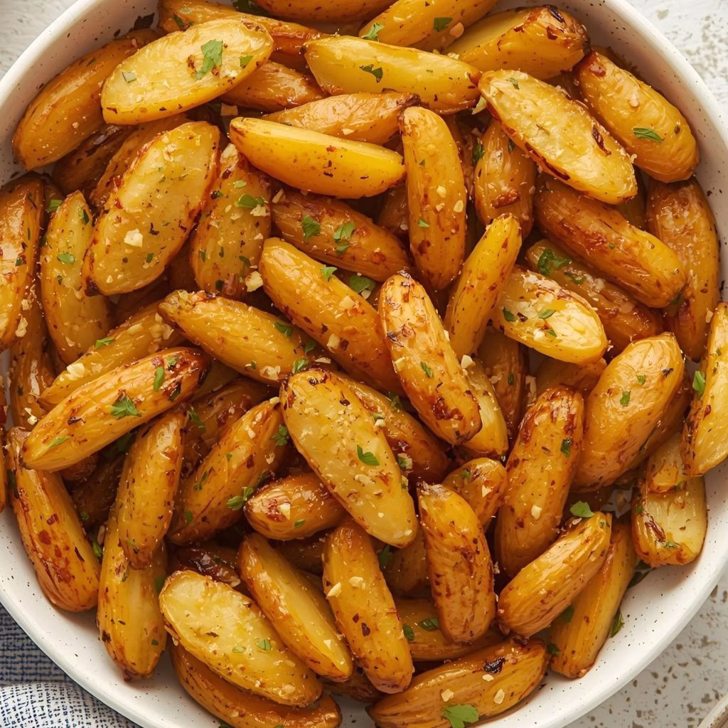 Crispy Roasted Fingerling Potatoes Recipe