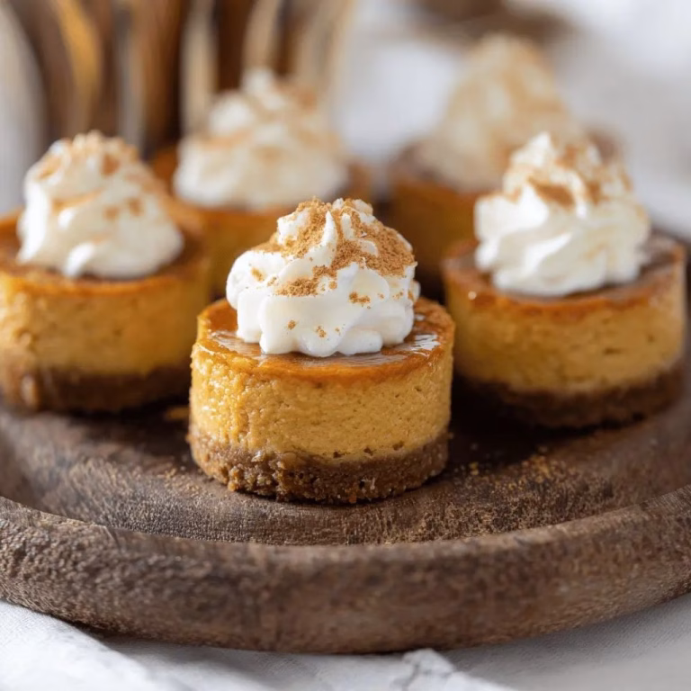 Mini Pumpkin Cheesecakes Recipe